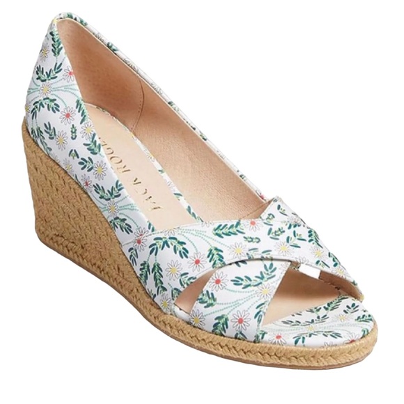 Jack Rogers Shoes - JACK ROGERS NEW IN BOX FLORAL LEATHER UPPER WEDGE ESPADRILLES SIZE 9.5